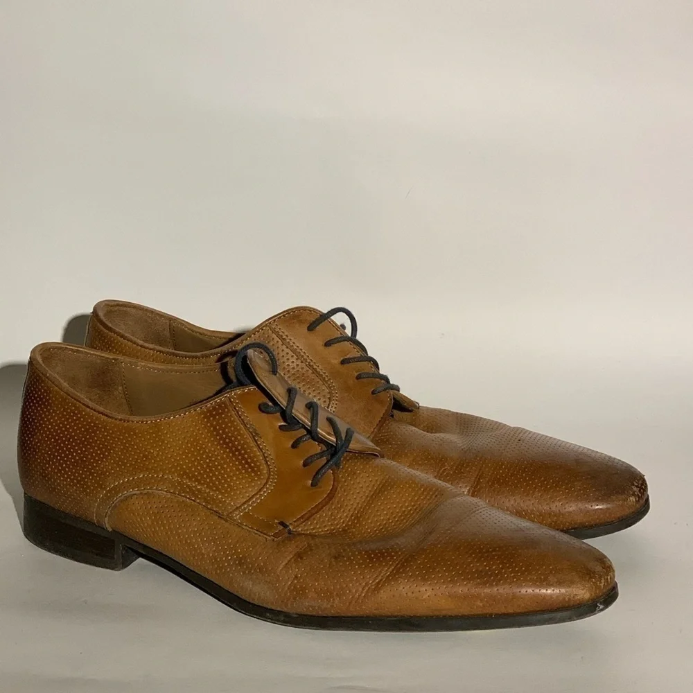 Aldo brown leather shoes size 10.5 mens